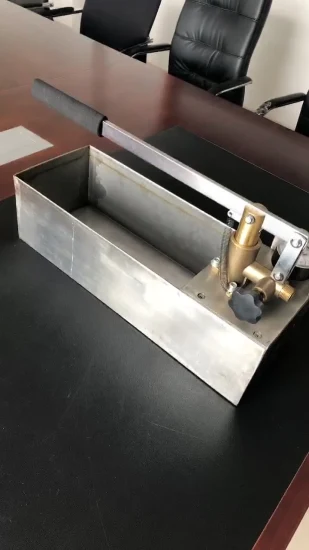 Water Pressure Hand Test Pump 60bar